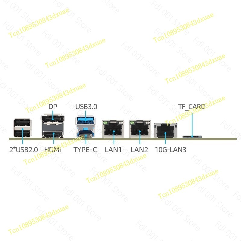 Mini Itx Dual 2.5G Nas Motherboard - Placa-Mãe Dual 2.5G 10G SFP NAS
