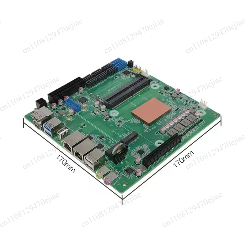 Mini Itx Dual 2.5G Nas Motherboard - Placa-Mãe Mini ITX Topton AMD Ryzen