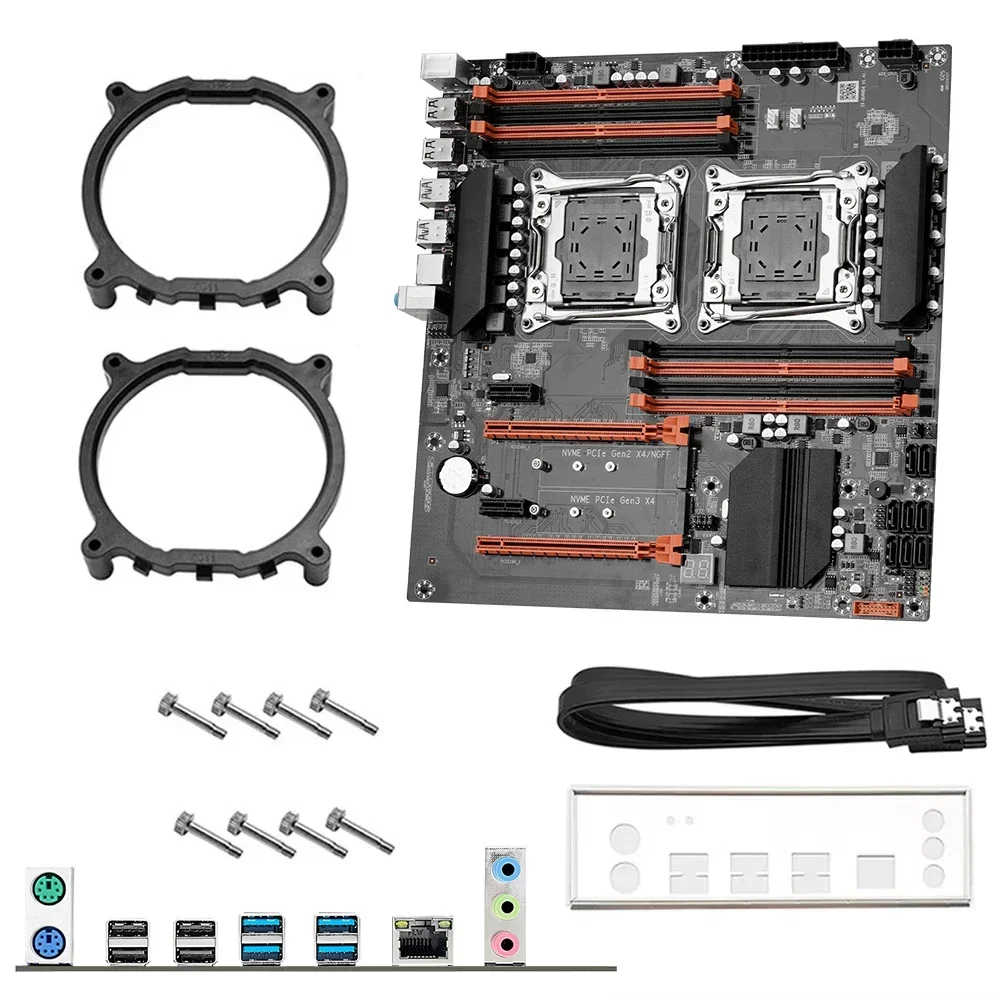 Dual Lga2011-3 Server Motherboard Combo - Kit de Placa-Mãe Gamer SOYO X99