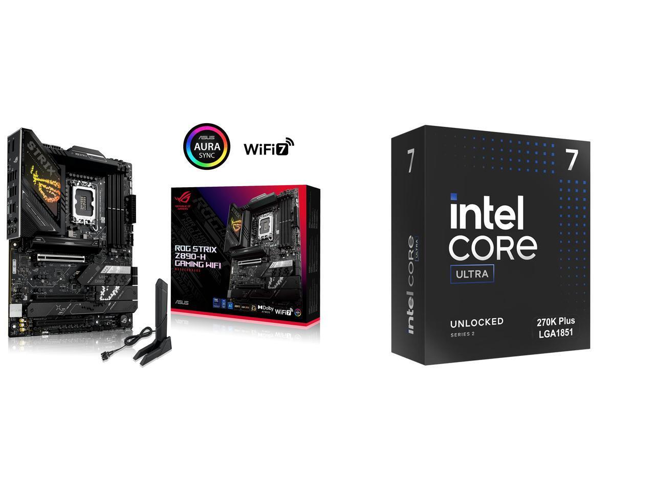 Z890 Wi-Fi 7 Motherboard - Combo de Placa-Mãe e CPU -