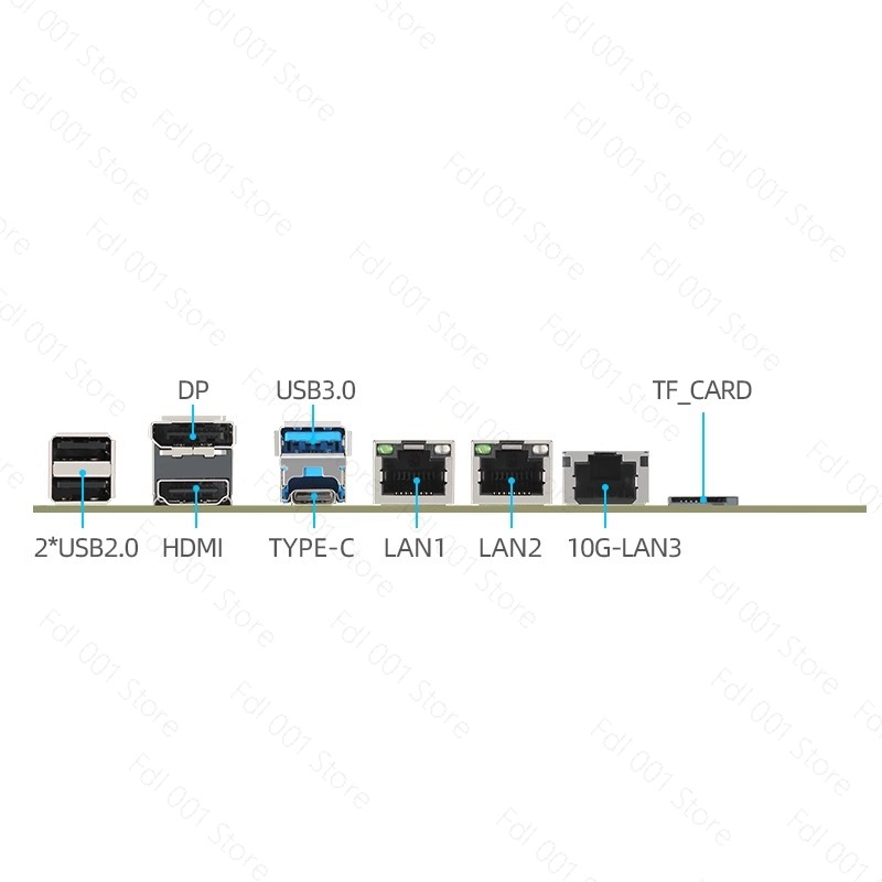 Mini Itx Dual 2.5G Nas Motherboard - Placa-Mãe Dual 2.5G 10G SFP NAS