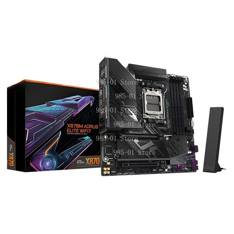 Placa-mãe ATX X870M branca, co - X870E Atx Motherboard avaliação e preço