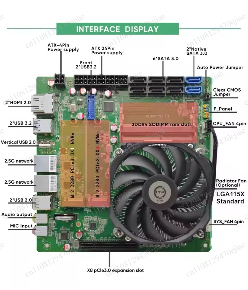 Placa-Mãe Mini ITX Topton AMD  - Mini Itx Dual 2.5G Nas Motherboard avaliação e preço