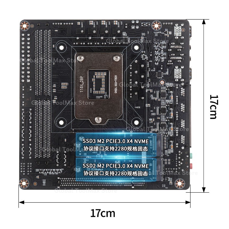 Placa-mãe Mini ITX C246 LGA115 - Mini Itx Dual 2.5G Nas Motherboard avaliação e preço