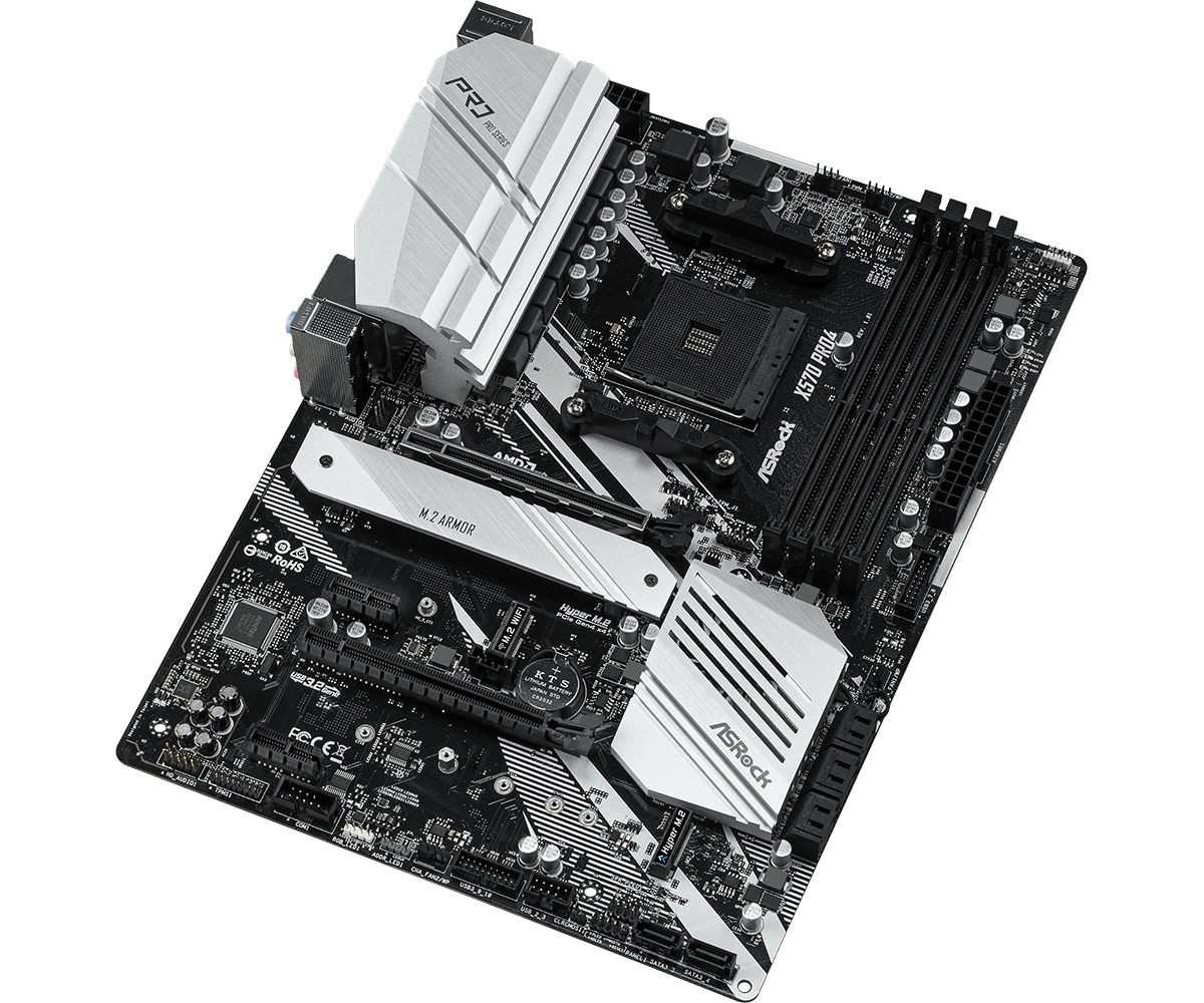 Placa-mãe ASROCK X570 X570 Pro - X870E Atx Motherboard avaliação e preço