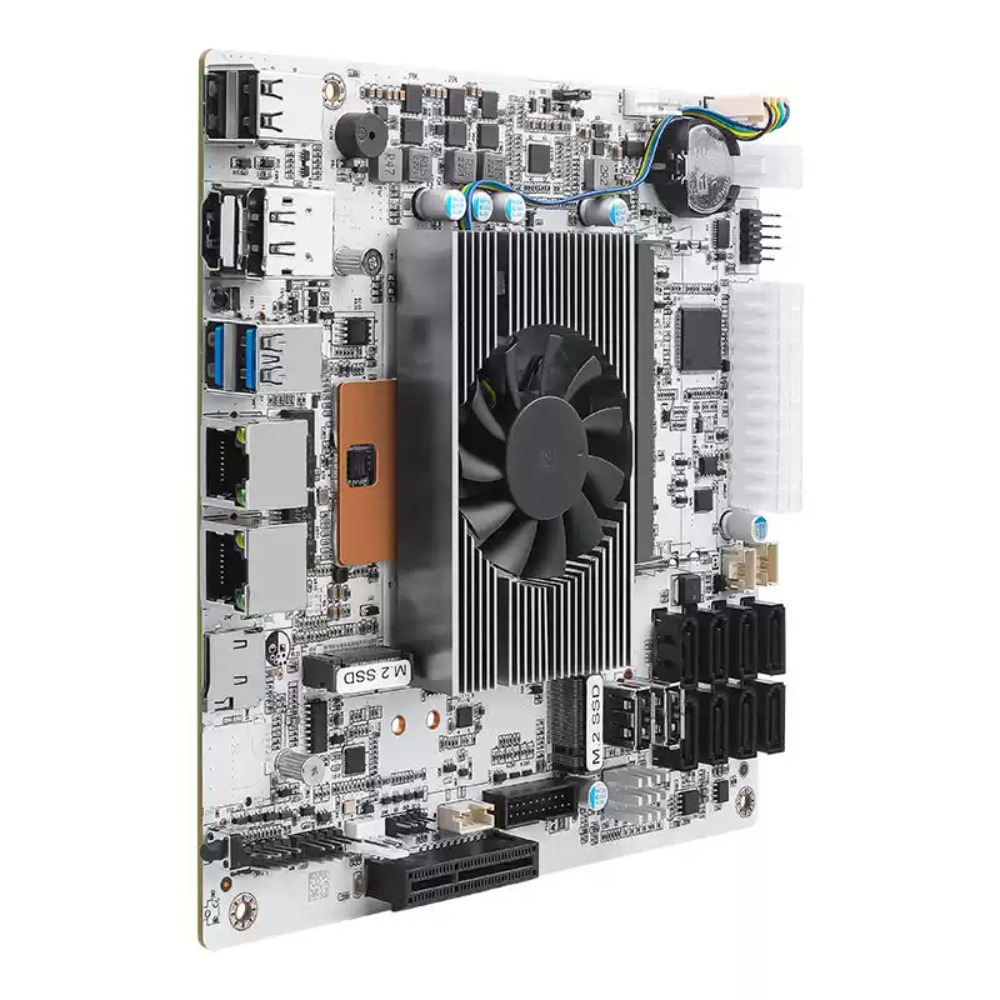 Placa-Mãe Mini-ITX Branca M11  - Mini Itx Dual 2.5G Nas Motherboard avaliação e preço