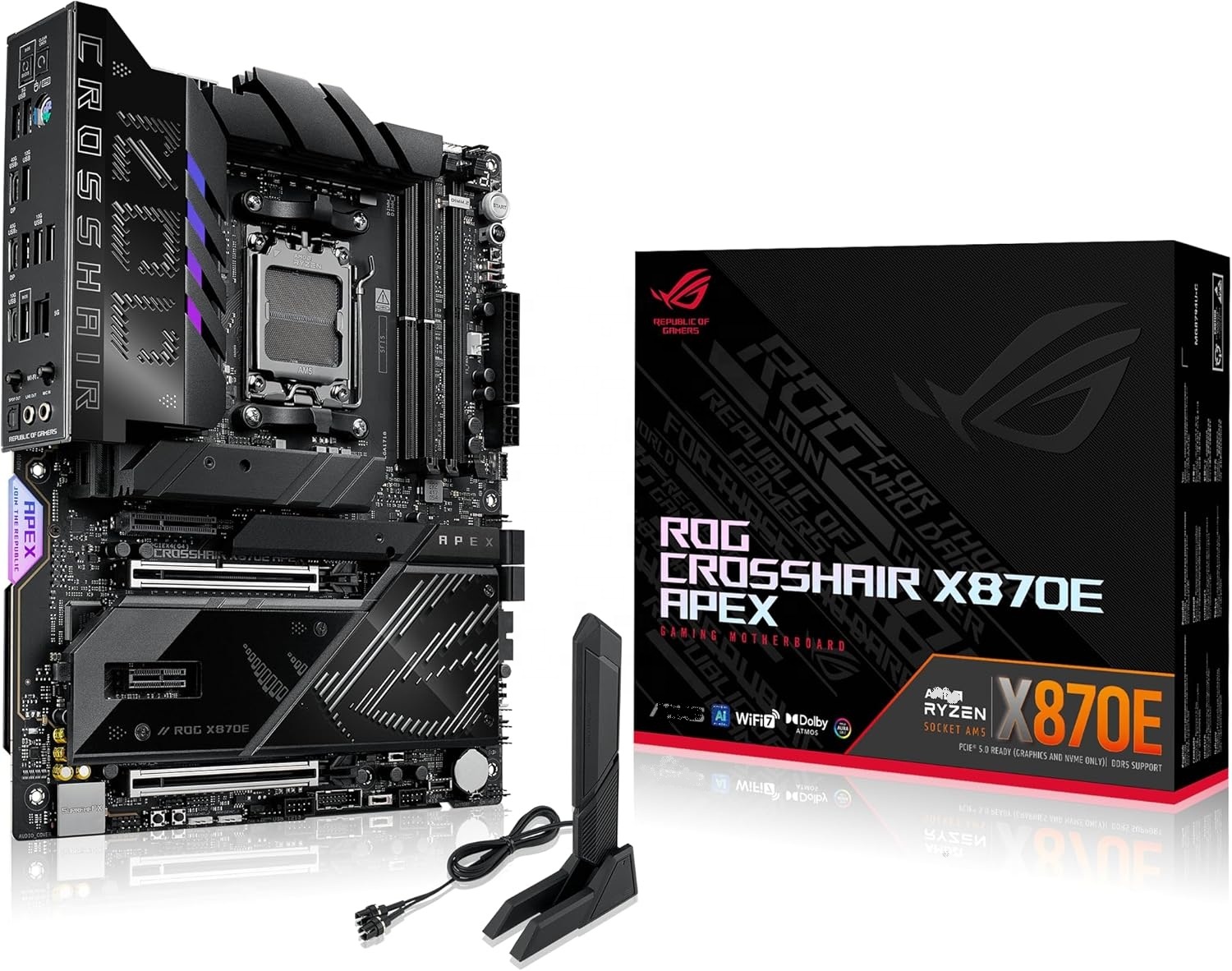 2025 NOVO ROG Crosshair X870E  - X870E Atx Motherboard avaliação e preço