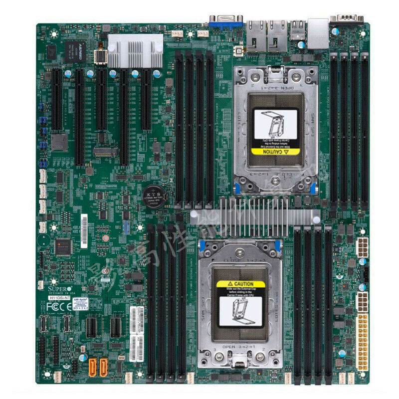 Placa-Mãe Supermic H11DSi-NT S - Dual Socket Sp3 Epyc Motherboard avaliação e preço