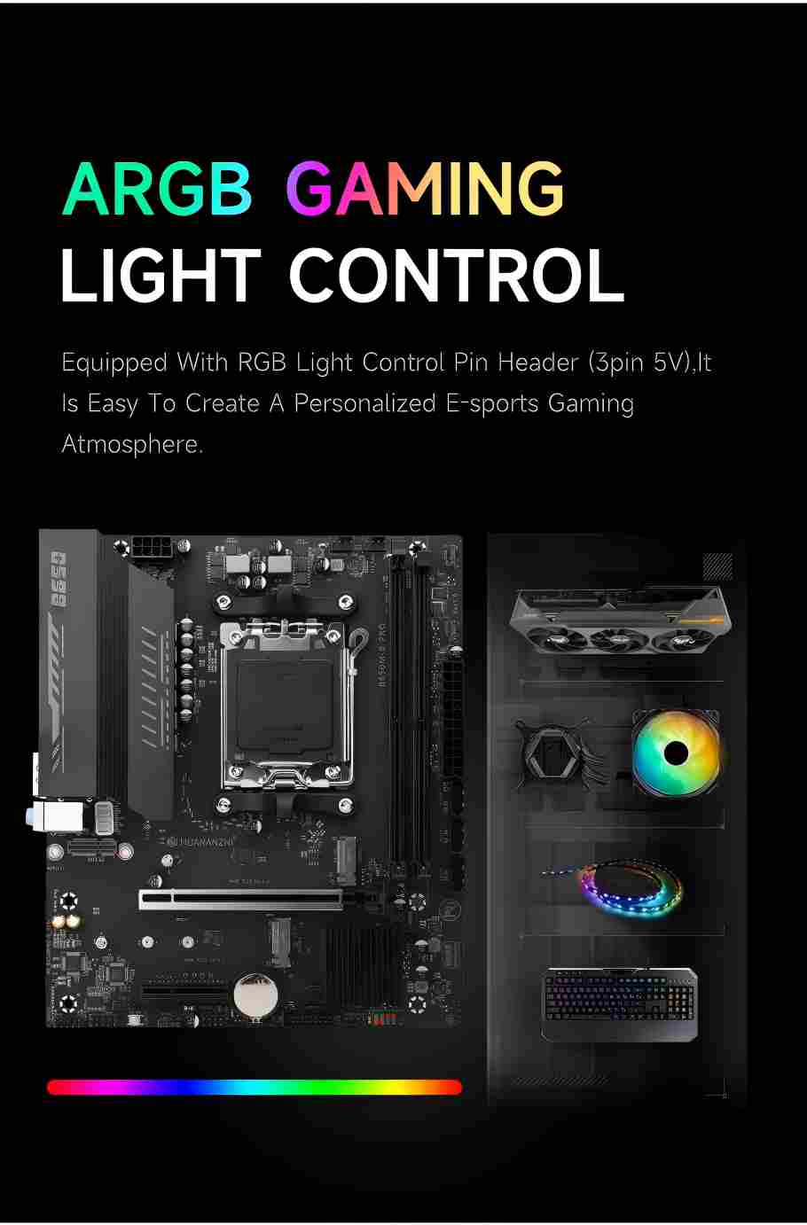 Placa-Mãe HUANANZHI B650M B Pr - X870E Atx Motherboard avaliação e preço