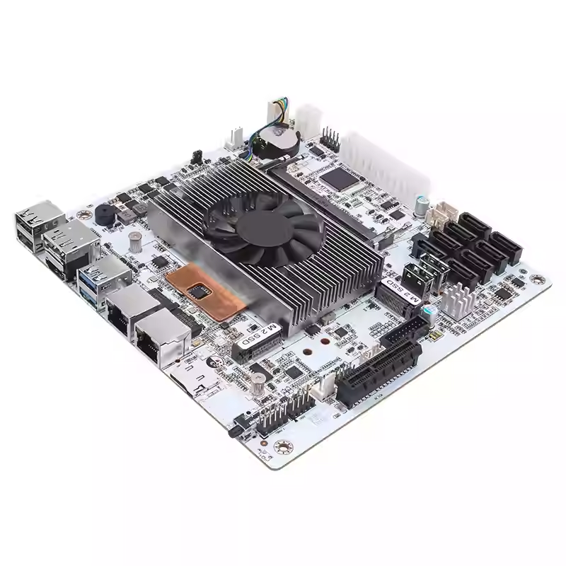 Placa-Mãe Mini ITX 8-Bay NAS I - Mini Itx Dual 2.5G Nas Motherboard avaliação e preço